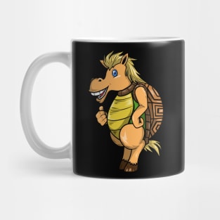 Horse as Turtle with Tank Mug